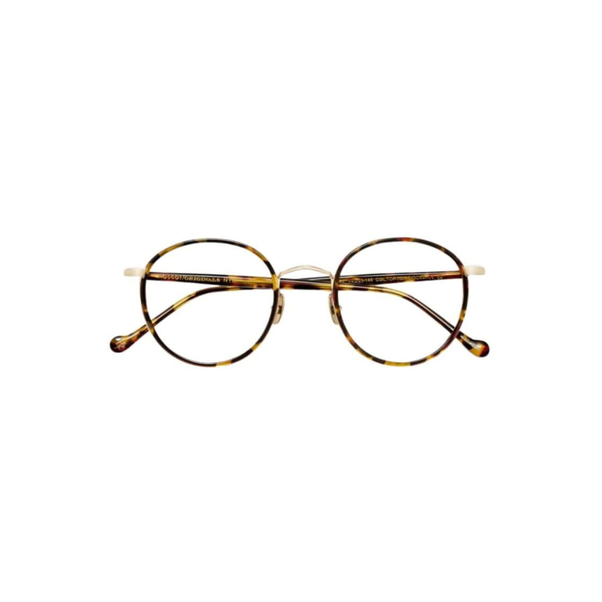 Designerbrille Moscot Zev Tortoise – Frontansicht ikonische Fassung mit Windsor Ring im New-York-Stil bei Optik Bartholomä München