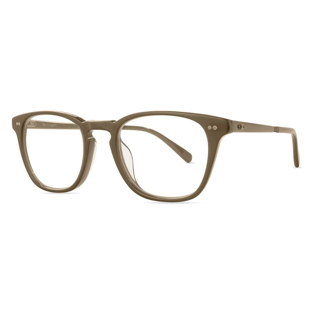 Seitenansicht der Mr. Leight Kanaloa C Citrine – Antique Gold mit präzise gearbeiteten Bügeln und stilvollem Acetatrahmen – exklusives Design bei Brillen Schneider München