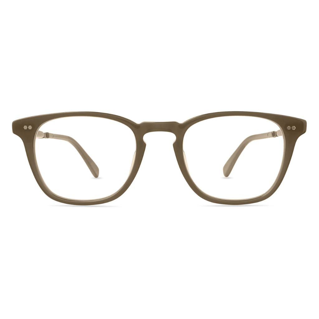 Frontansicht der Mr. Leight Kanaloa C Citrine in Antique Gold aus nachhaltigen Acetat – luxuriöses Design bei Brillen Schneider in München