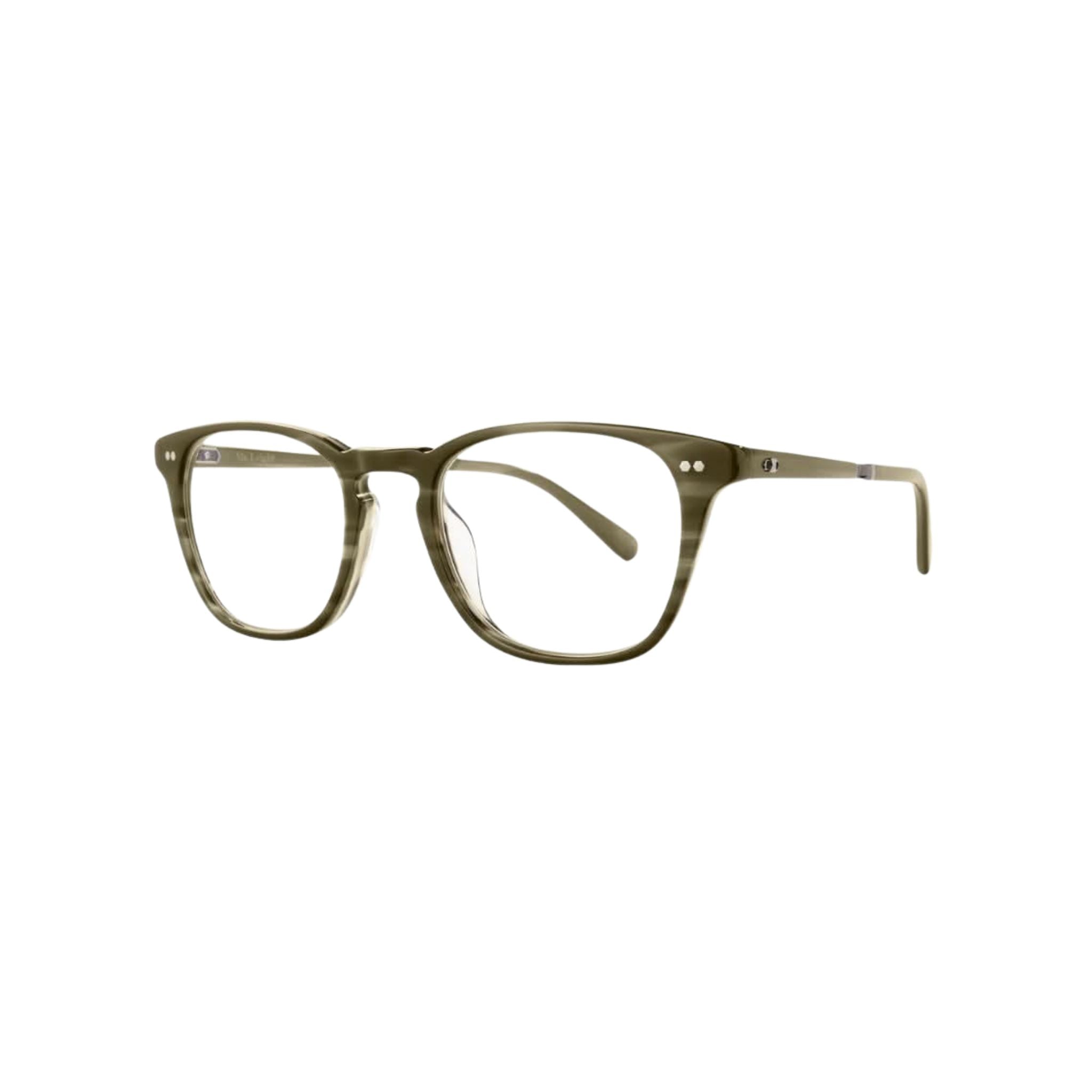Detailansicht der Brille von Mr. Leight Kanaloa C in Kelp Pewter – präzisen Verarbeitung und edle matte Oberfläche für einen exklusiven Look bei Brillen Schneider