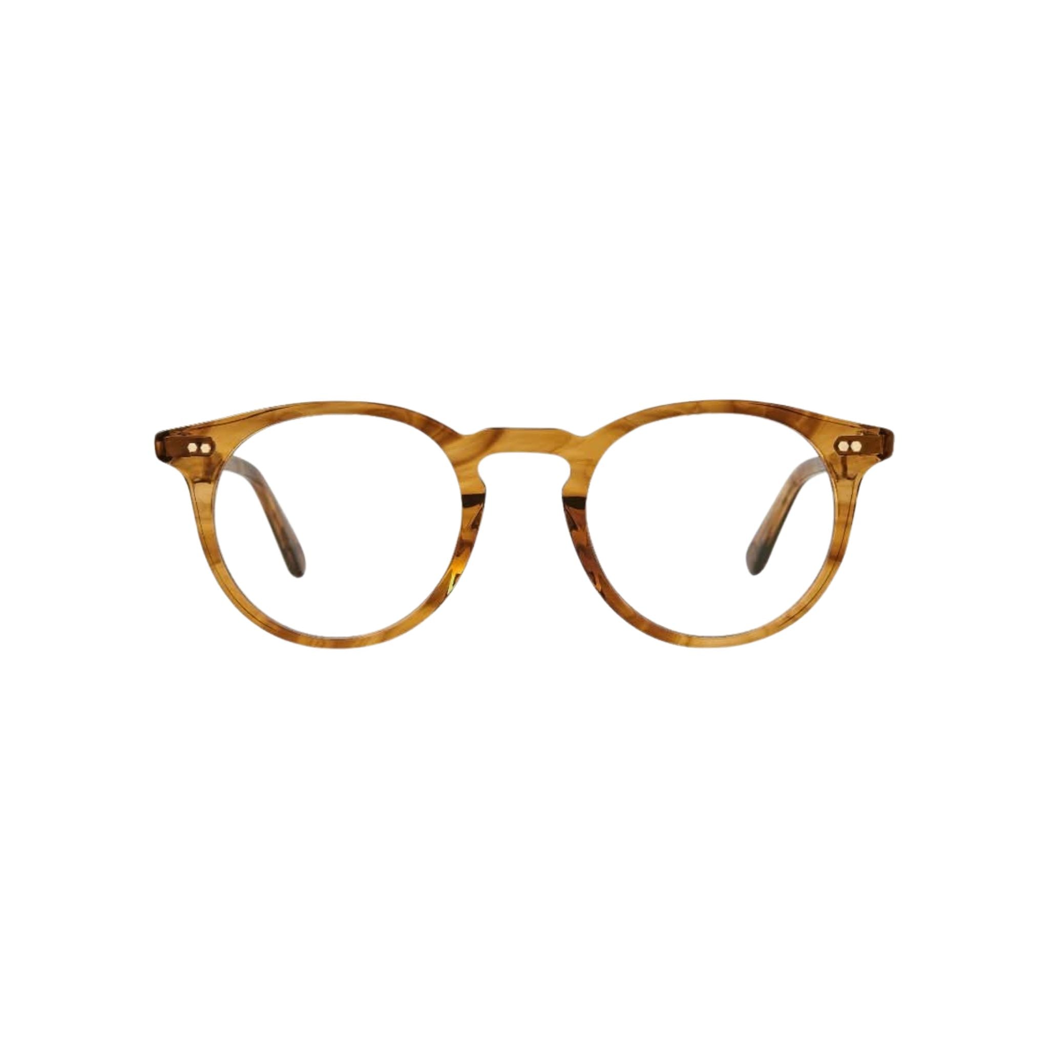 Frontansicht der Mr. Leight Brille Luckman C in Marble Rye White Gold mit edlem Acetatrahmen – elegante Designerbrille bei Brillen Schneider in München