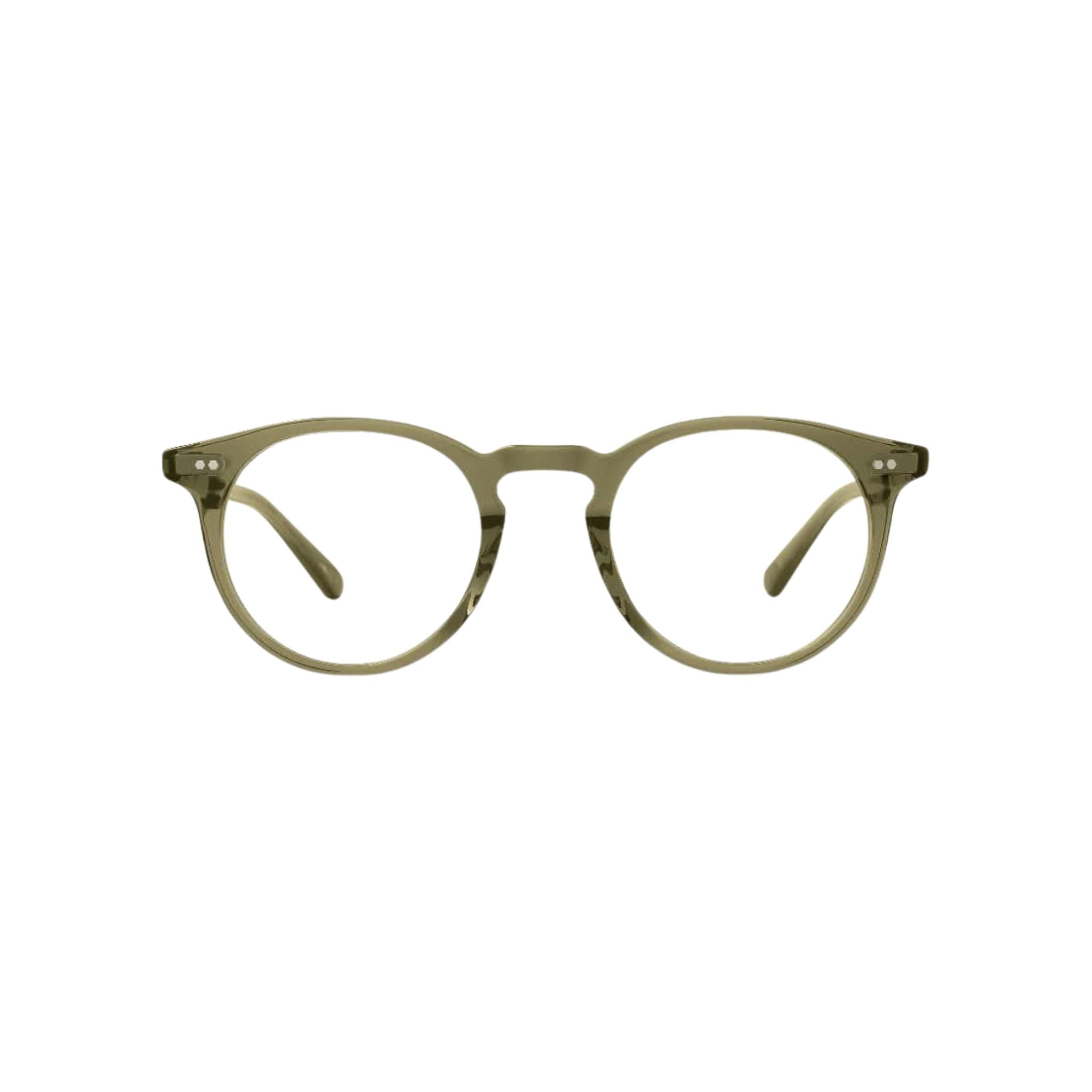 Frontansicht der Mr. Leight Brille Luckman C Limu-Pewter als Sehbrille aus hochwertigem Acetat mit eleganten Metallakzenten – stilvolle Brille bei Brillen Schneider in München