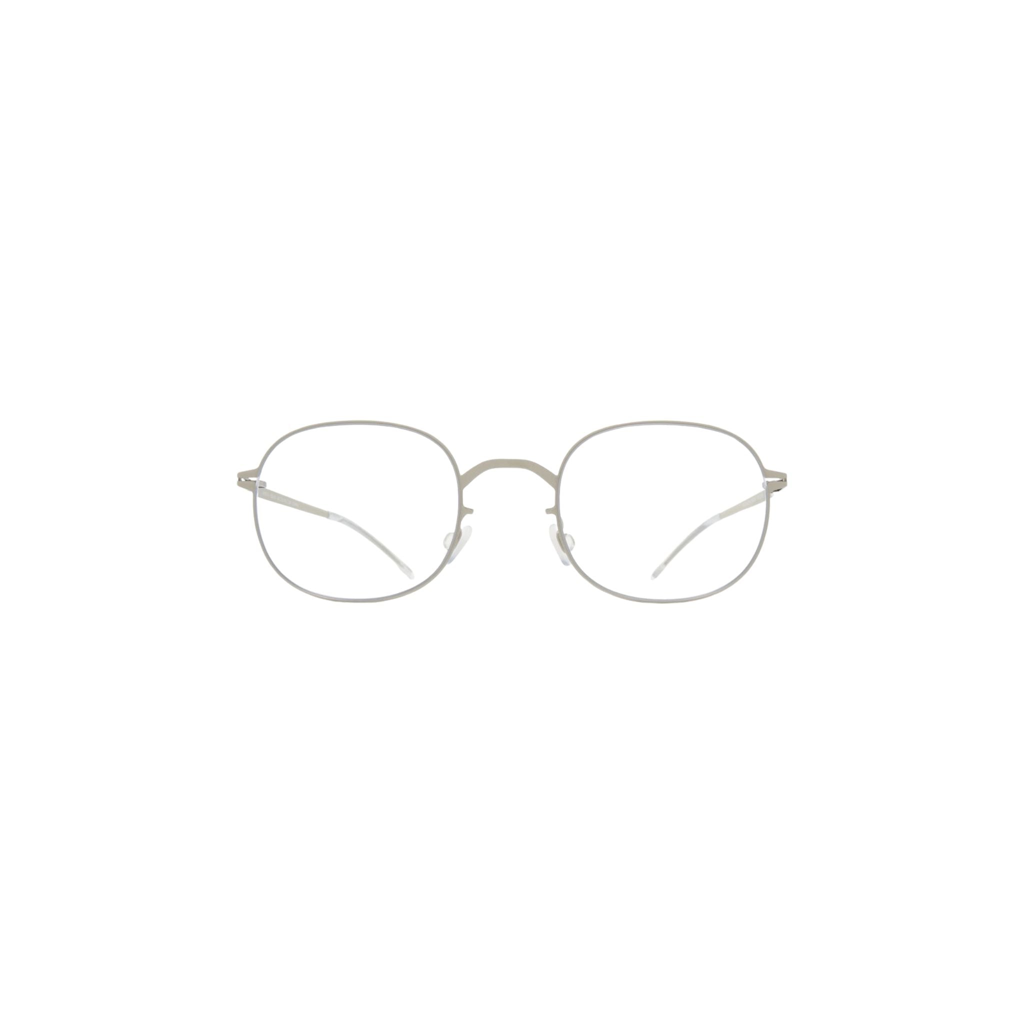 MYKITA SOLEA 918 Brille Frontansicht weich quadratisch Dove Grey Edelstahl München Optiker Optik Bartholomä
