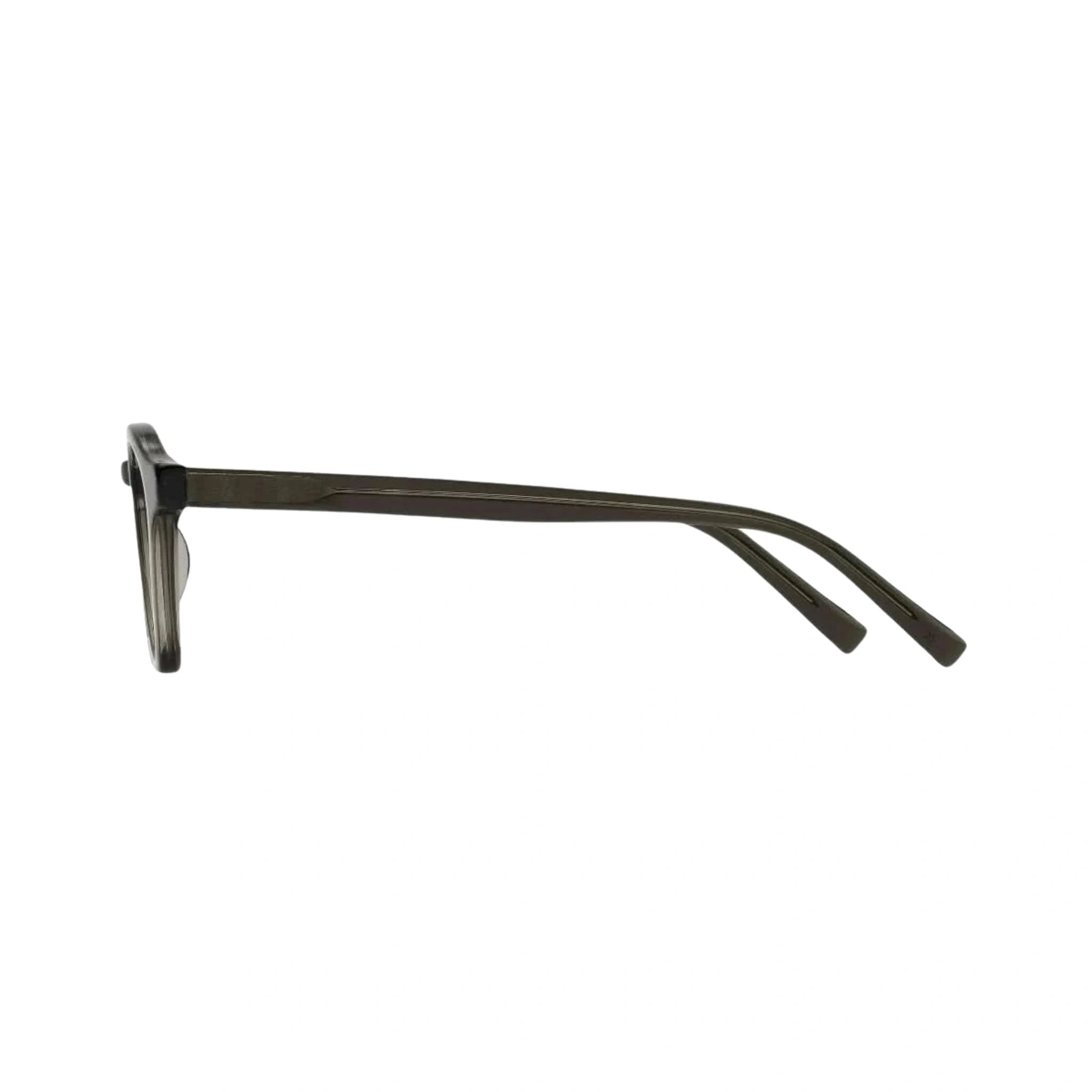 Detailaufnahme der Nirvan Javan London 03:06 Brille, handgefertigt aus hochwertigem Acetat, erhältlich bei Brillen Schneider in München, Ihrem Augenoptiker für maßgeschneiderte Beratung.