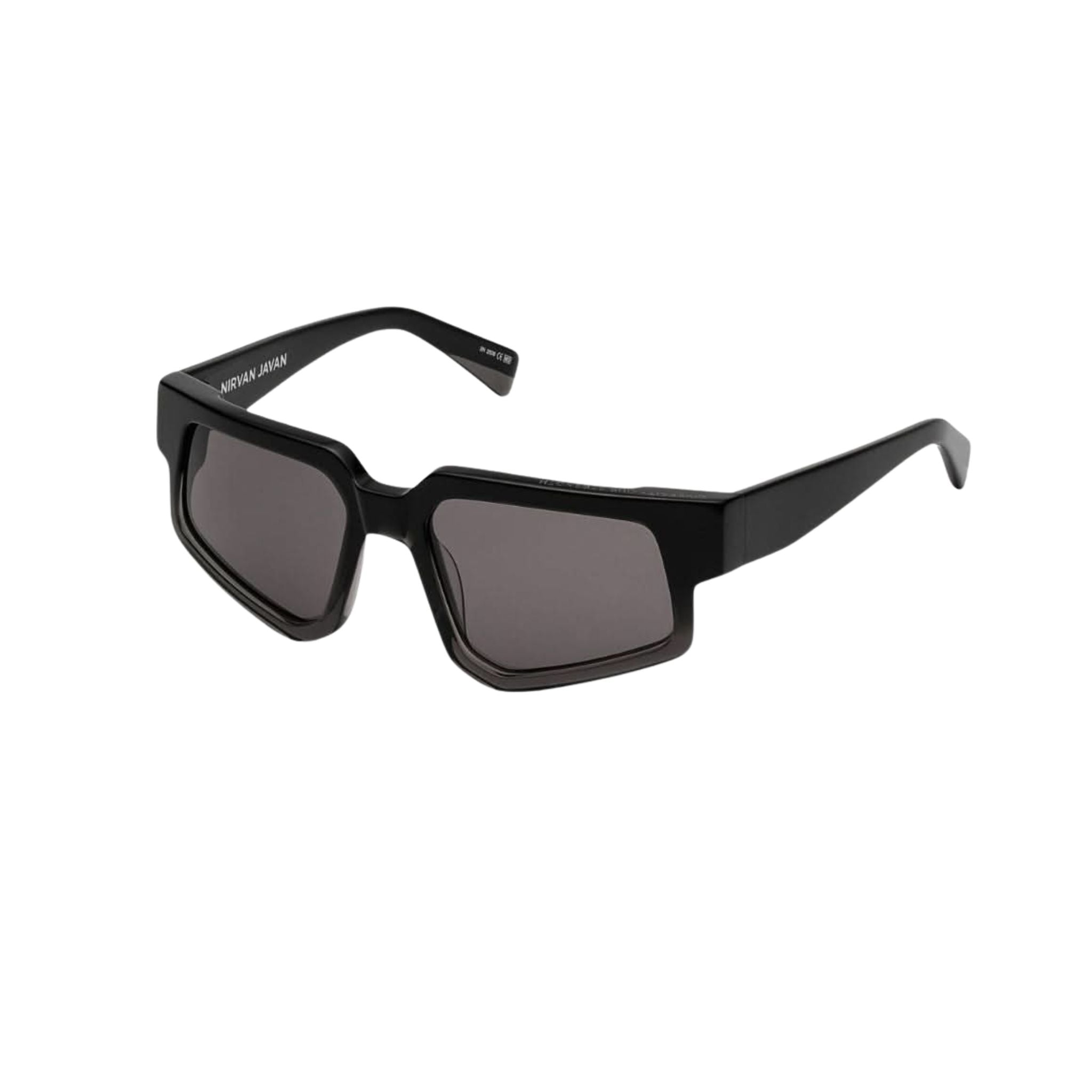 Schwarze Designer-Sonnenbrille Nirvan Javan Shades of Toronto 10:02:01 jetzt bei Brillen Schneider in München entdecken und höchste Qualität genießen.