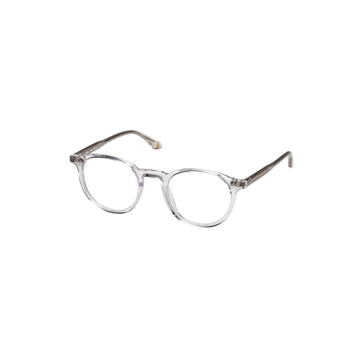 Peter and May GEORGES LT25 Crystal Brille Seitenansicht transparente Acetatfassung Pantos Optik Bartholomä München