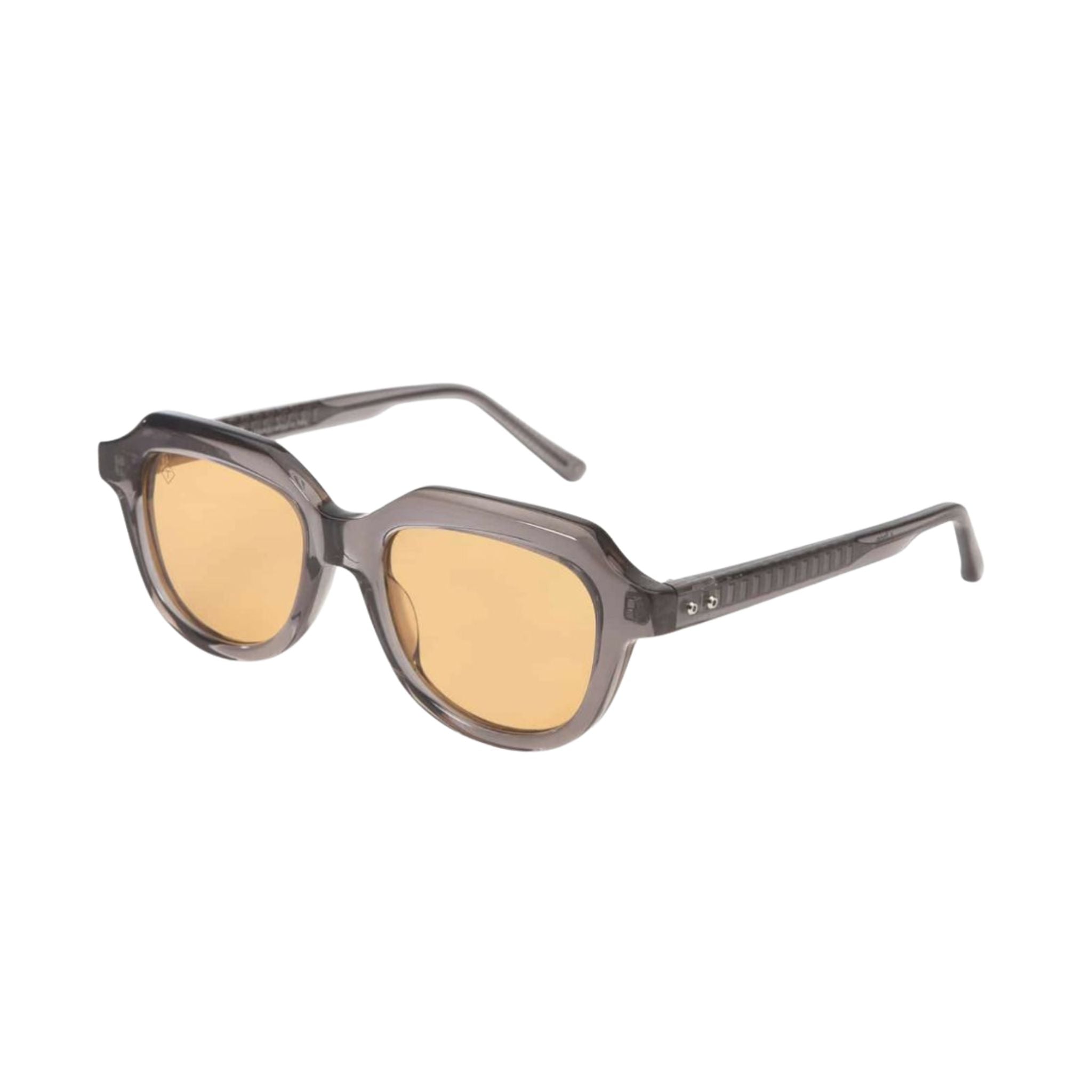 TAVAT Eyewear Orion S Slate Grey Seitenansicht – handgefertigte Sonnenbrille aus italienischem Acetat Exklusiv bei Brillen Schneider München
