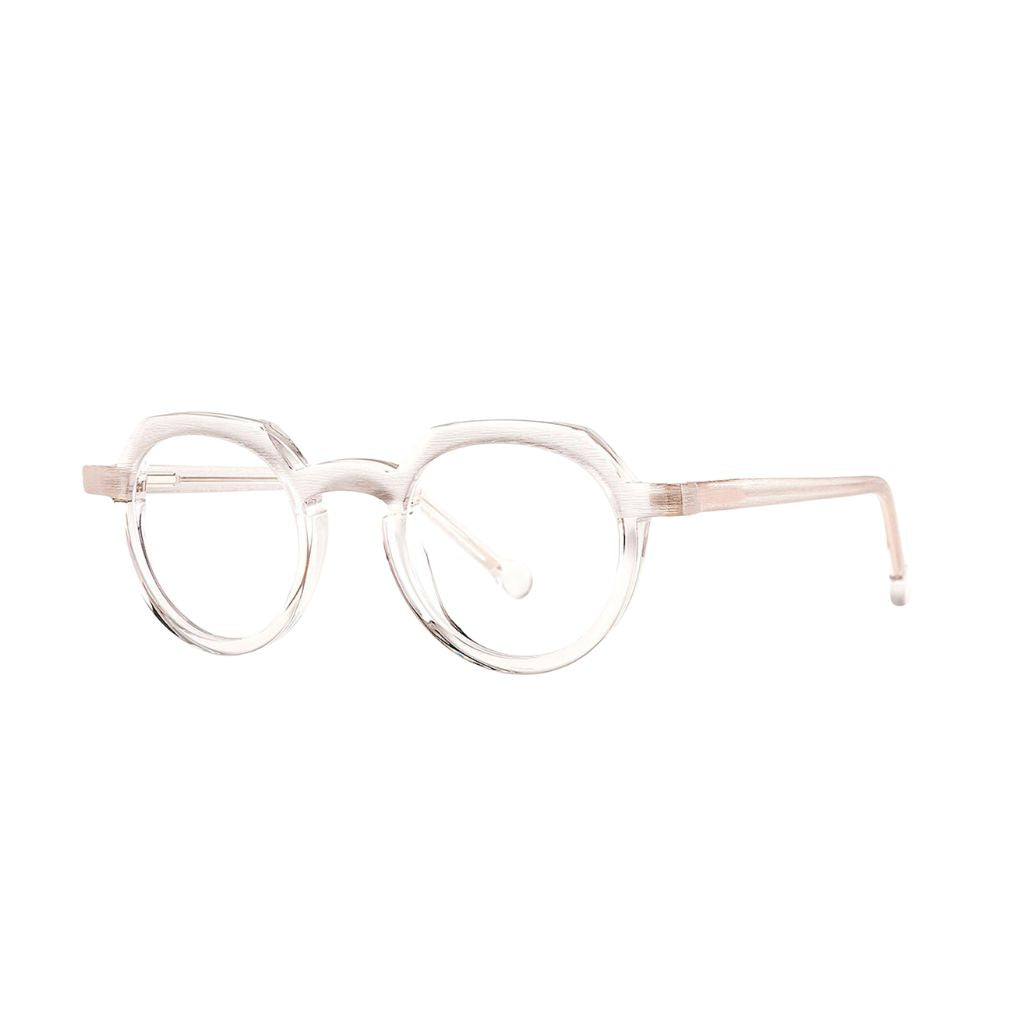 Theo COMMON OSTRICH 2 Brille Frontansicht oval transparent Acetat München Optiker Brillen Schneider