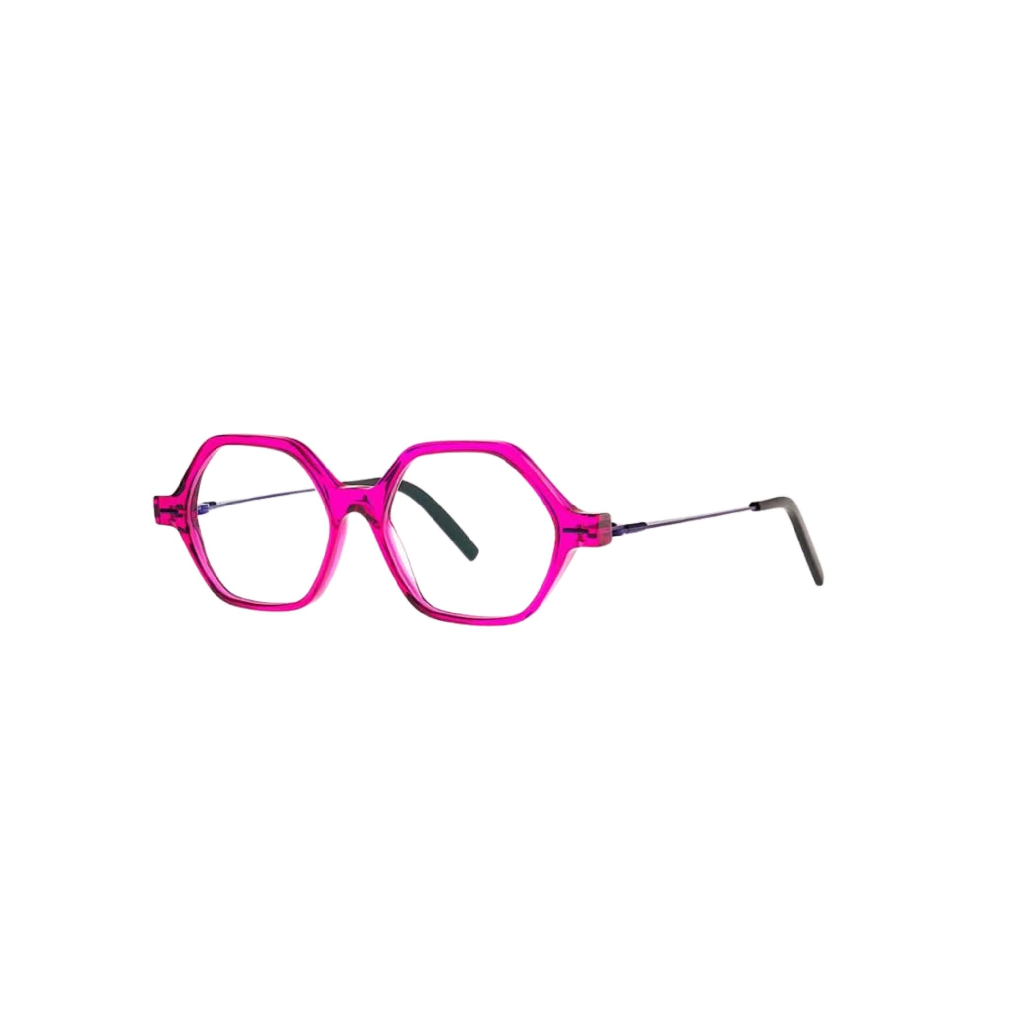 Theo Kids Eyewear Kinderbrille Tantu 60 in pink/lila Design. Entdecken Sie dieses stylische Modell bei Brillen Schneider in München für komfortablen Tragekomfort und Schutz.