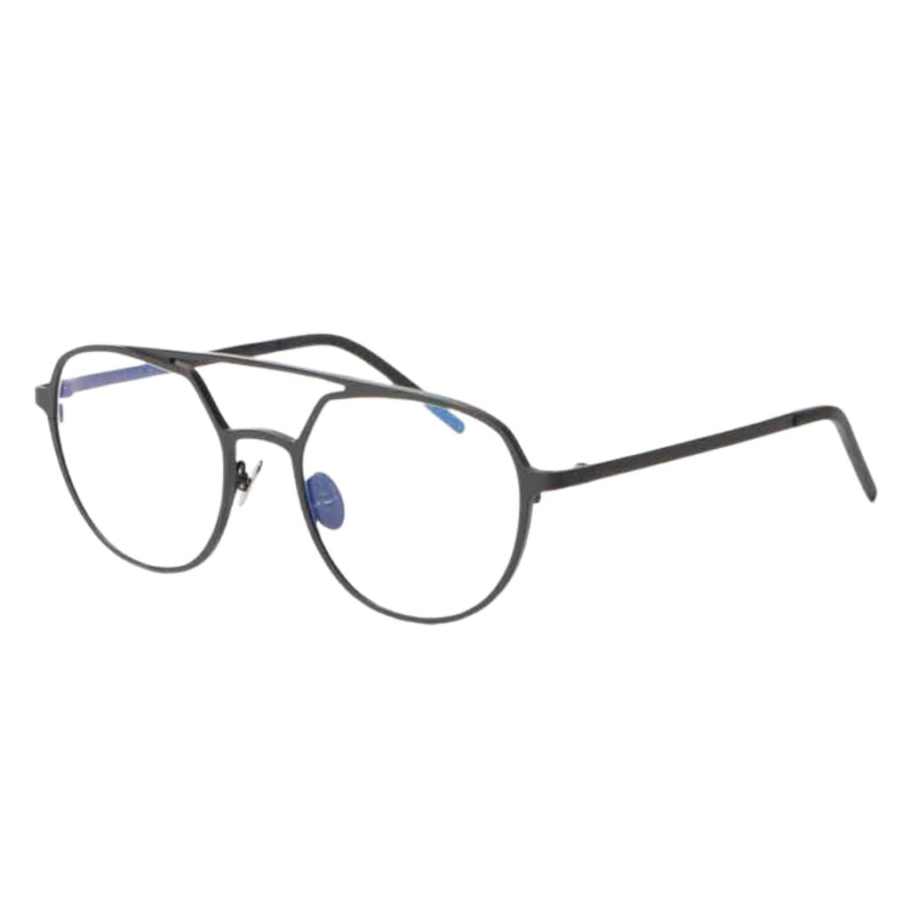 Seitenansicht Veronika Wildgruber Eyewear  Berry in black - schlichte Designerbrille jetzt bei Schneider in München beraten lassen